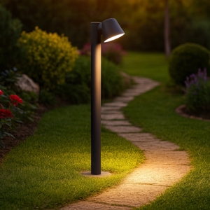 Gas pt1 ideal lux lampione a paletto antracite da esterno