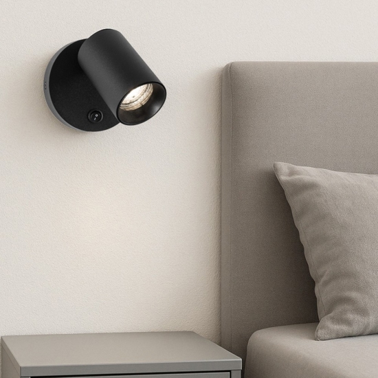 Applique nero luce orientabile per camera da letto Applique nero luce orientabile per camera da letto