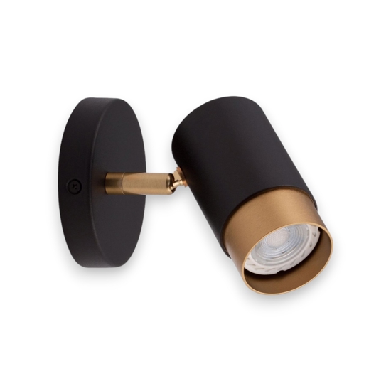 Applique per comodino camera da letto nero oro orientabile Applique per comodino camera da letto nero oro orientabile