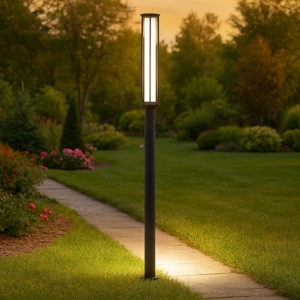 Visualizza i dettagli per Lampione alto tubolare da esterno led 16w 3000k ip65 antracite Lampione alto tubolare da esterno led 16w 3000k ip65 antracite