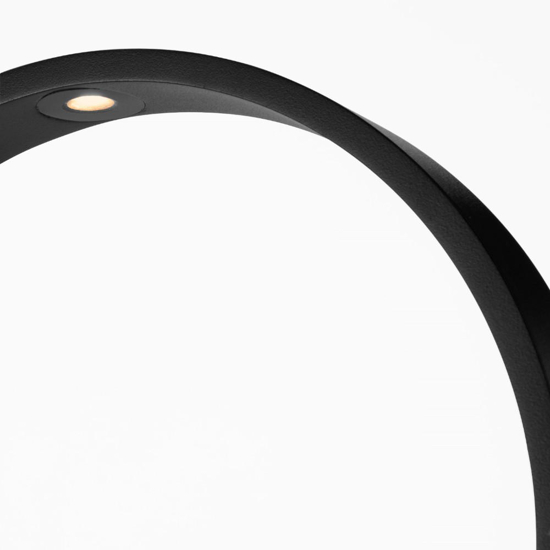 Lampioncino per giardino moderno led 6w 3000k nero rotondo Lampioncino per giardino moderno led 6w 3000k nero rotondo