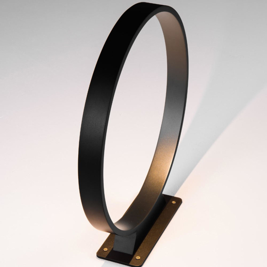 Lampioncino per giardino moderno led 6w 3000k nero rotondo Lampioncino per giardino moderno led 6w 3000k nero rotondo