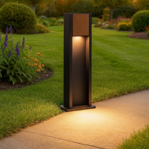Visualizza i dettagli per Lampioncino da giardini moderni led 11w 3000k rettangolare Lampioncino da giardini moderni led 11w 3000k rettangolare