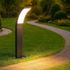 Lampione da esterno ip44 led 12,5w grigio antracite