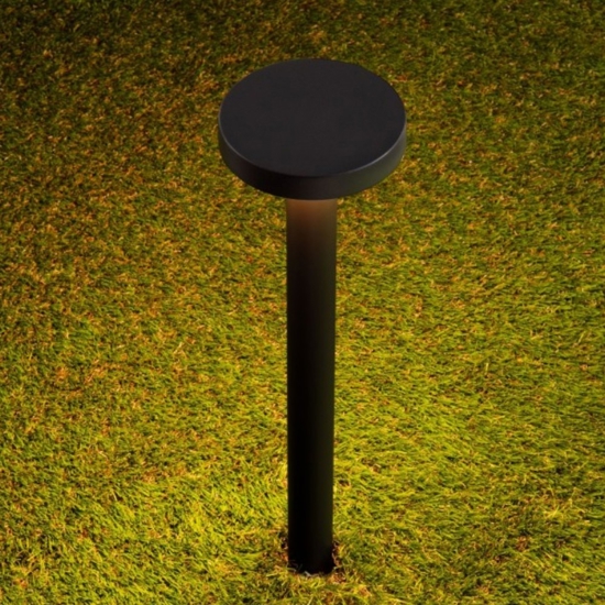 Lampioncino nero da giardino led 5w 3000k moderno