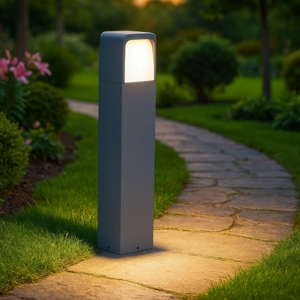 Lampione per esterni moderno grafite led 13w 3000k ip65