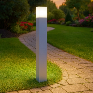 Lampione da esterno giardino grigio led 7w 4000k ip54