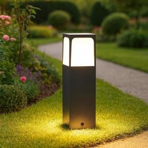 Gea luce lampioncino da esterno ip44 antracite h30 cm