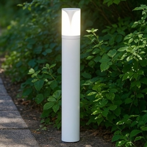 Gea luce lampioncino da giardino ip44 bianco h50 cm