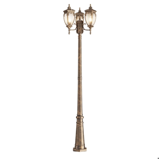 Maytoni fleur lampione da giardino ip44 3 luci