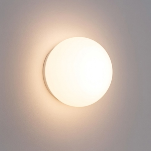 Mapa ap1 d20 ideal lux applique sfera vetro bianco da parete