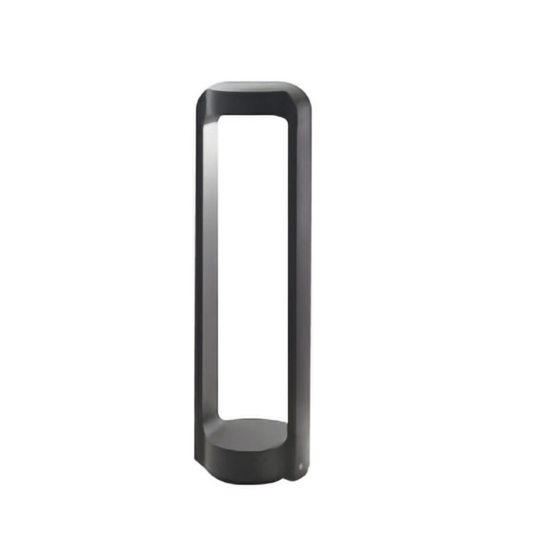 Gea luce eurus lampione da giardino led 4000k ip65 antracite h50 cm