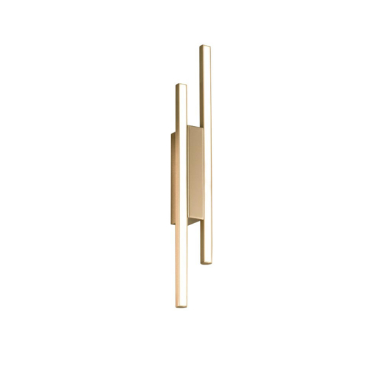 Applique moderna led 3000k dimmerabile movida ondaluce oro