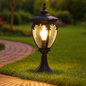 Visualizza i dettagli per Maytoni fleur lampioncino da giardino ip44 portalampada in vetro Maytoni fleur lampioncino da giardino ip44 portalampada in vetro