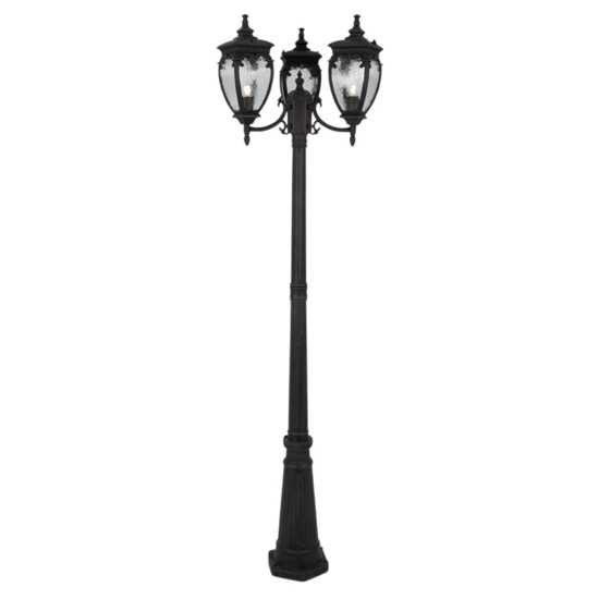 Maytoni fleur lampione alto da giardino ip44 design elegante