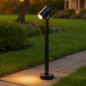 Maytoni scope lampione da giardino orientabile moderno ip65
