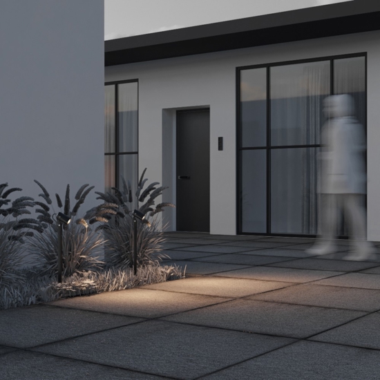 Maytoni scope lampione da giardino orientabile moderno ip65 Maytoni scope lampione da giardino orientabile moderno ip65