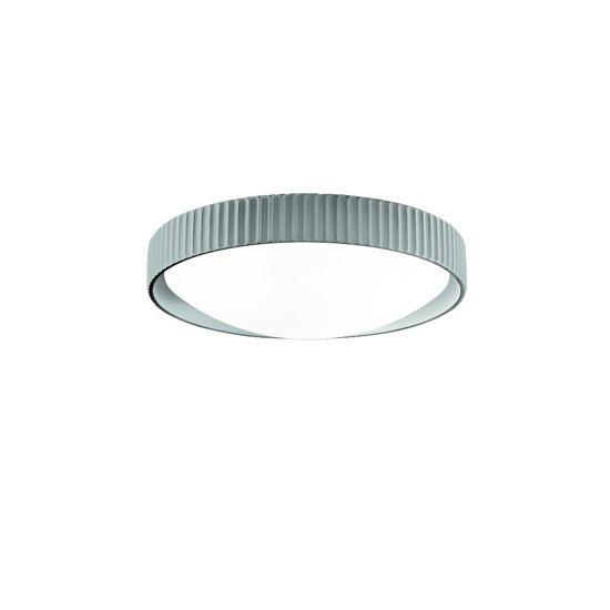 Ondaluce concrete plafoniera tonda led 20w bianco cemento