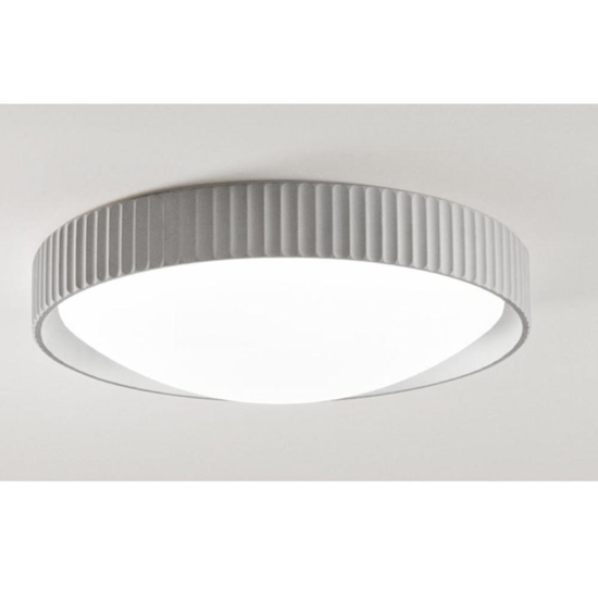 Plafoniera led 3000k led 3000k concrete ondaluce grigio cemento