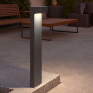 Sirio pt2 lampione da esterno grigio ideal lux