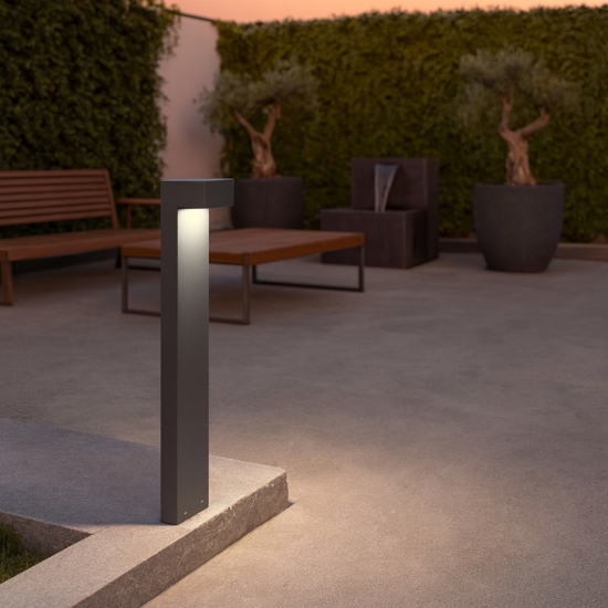 Sirio pt2 lampione da esterno grigio ideal lux Sirio pt2 lampione da esterno grigio ideal lux