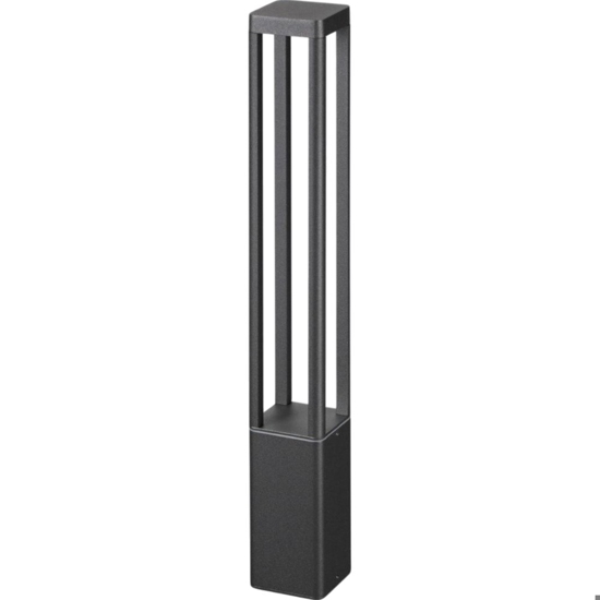 Ideal lux tifone pt h65 lampione antracite da giardino led 3000k