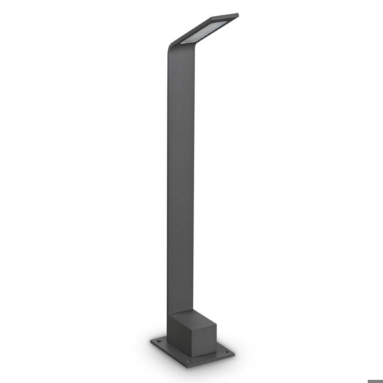 Agos pt h60 3000k lampione da giardino ip54 antracite led 7w 3000k design moderno Agos pt h60 3000k lampione da giardino ip54 antracite led 7w 3000k design moderno