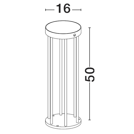 Lampione solare da giardino per esterno nero design moderno Lampione solare da giardino per esterno nero design moderno