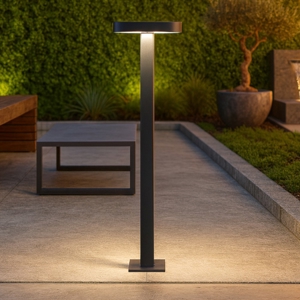 Visualizza i dettagli per Lampioncino moderno antracite led 10w 3000k per giardino Lampioncino moderno antracite led 10w 3000k per giardino