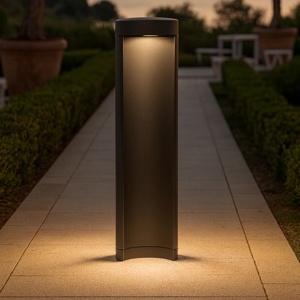 Lampioncino tubolare moderno led 9w 3000k da giardino