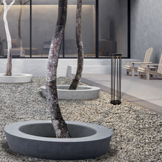 Lampione da giardino rotondo nero led 8w 3000k Lampione da giardino rotondo nero led 8w 3000k