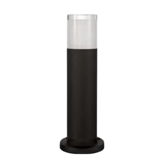 Lampioncino dal design moderno led 8w 3000k tubolare da giardino