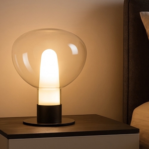 Miloox chobin lampada da tavolo design moderna dimmerabile fp