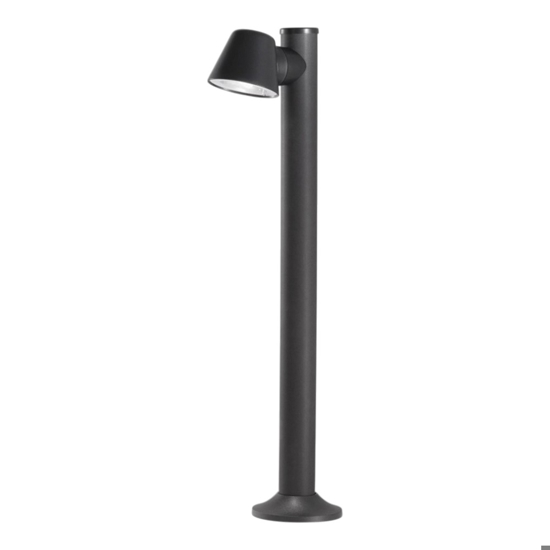 Isyluce lampione orientabile da giardino antracite moderno Isyluce lampione orientabile da giardino antracite moderno