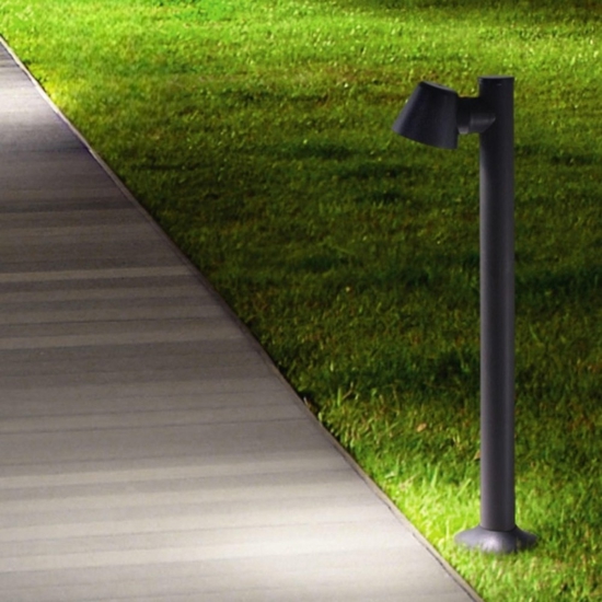 Isyluce lampione orientabile da giardino antracite moderno Isyluce lampione orientabile da giardino antracite moderno