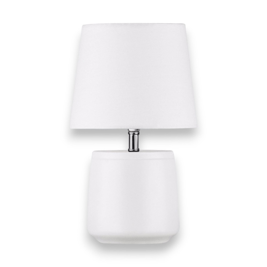 Abat-jour per camera da letto metallo bianca fp