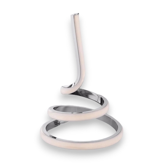 Abat-jour lampada da comodino ricciolo moderna led 15w 4500k