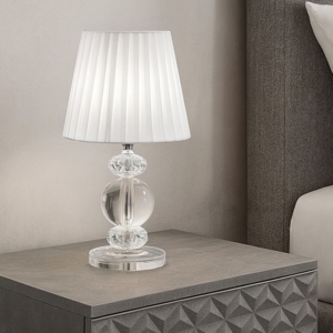 Abat-jour di vetro cristallo lampada da comodino