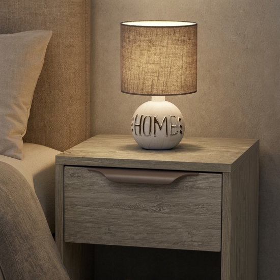 Abat-jour da comodino stile provenzale per camera da letto