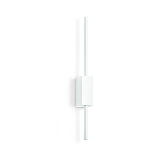 Applique da parete led 3000k ondaluce agos bianca minimalista orientabile