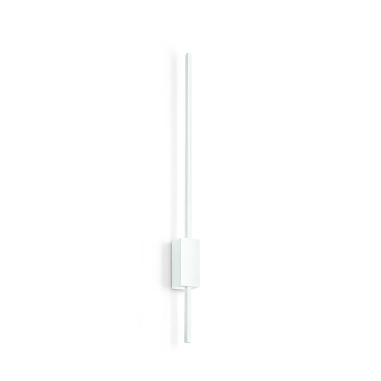 Applique moderna led 3000k dimmerabile 90cm ondaluce agos bianca