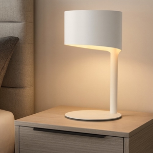 Abat jour camera da letto bianca design moderna