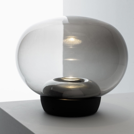 Stilnovo le mariee abat-jour da comodino grigio fumo per camera da letto led 9w 3000k