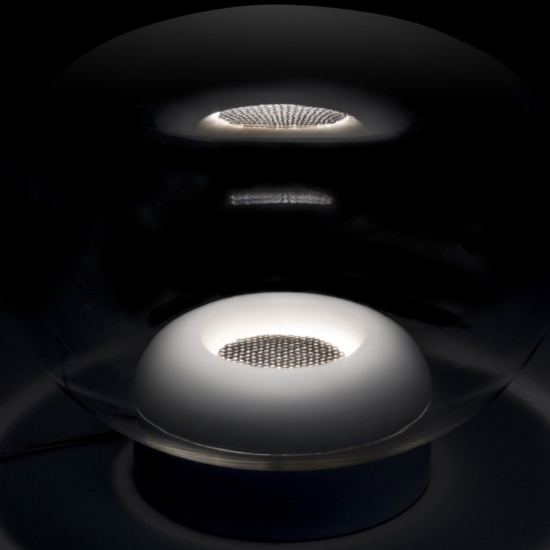 Stilnovo le mariee abat-jour da comodino grigio fumo per camera da letto led 9w 3000k