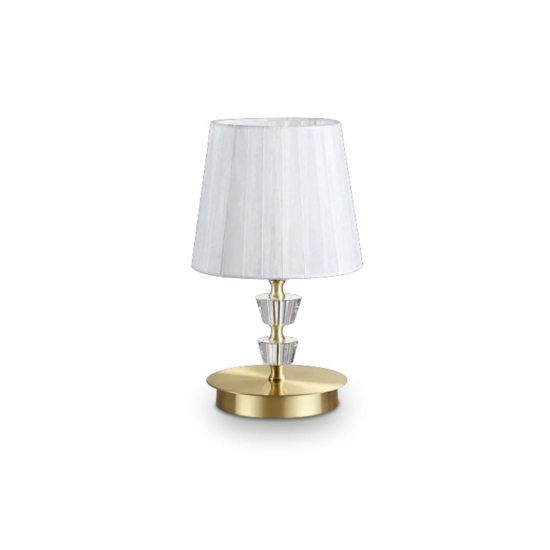 Abat jour da comodino pegaso tl1 oro per camera da letto
