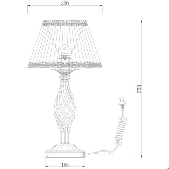 Maytoni grace lampada da tavolo per salotto bianca paralume in tessuto Maytoni grace lampada da tavolo per salotto bianca paralume in tessuto