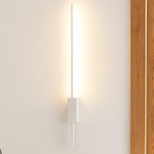 Applique moderna led 3000k dimmerabile 90cm ondaluce agos bianca