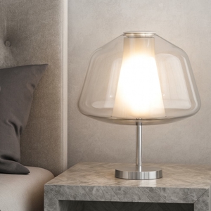 Abat jour camera da letto moderna to plight vetro trasparente