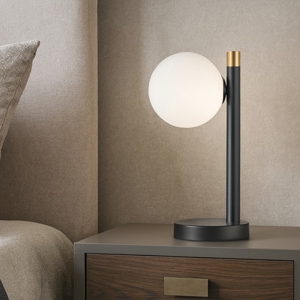 Abat jour camera da letto miloox pomi dimmerabile sfera vetro sfera bianca