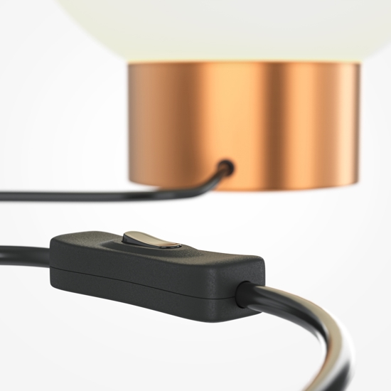 Abat jour da comodino camera da letto oro maytoni basic form